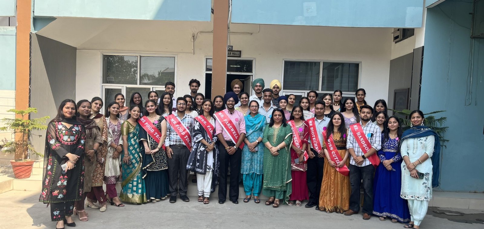 Farewell organized by Biotechnology Department of Bela College